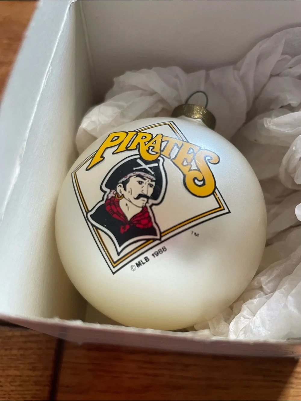 Vintage Pittsburgh Pirates 1988 Ornament - Official Team Holiday Décor